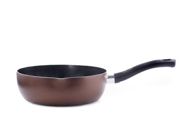 Beyaz arkaplanda izole edilmiş pan.