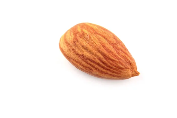 Almond White Background — Stock Photo, Image