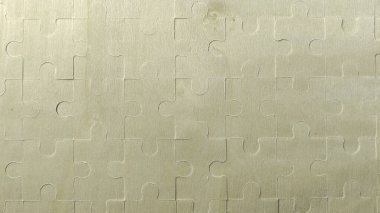 Fotokopi alanı ve minimalist tasarımı olan iş, sorun çözme ve takım çalışması kavramları için Boş Kurulmuş Bulmaca arka plan dokusu.