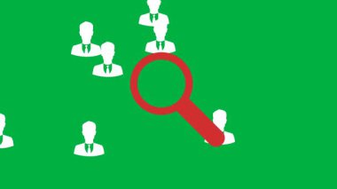 Yeşil Ekran VFX 'te İş Giysisi Kişisi Simgesi Aranıyor