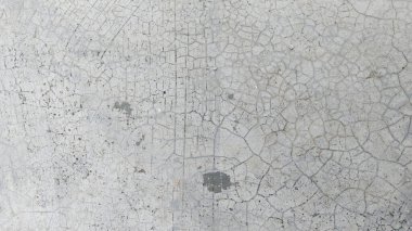 Sert Çatlak Beyaz Gri Beton veya Çimento Duvarı Doku Arkaplanı