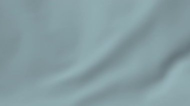 Soyut Dalgalı yüzey video arka plan turkuaz açık mavi ipek dalgalar kumaş saten renkli kumaş. Altın sıvı dalga sıçraması, akışkan doku kanat çırpan madde 3D hareketli duvar kağıdı tasarımı