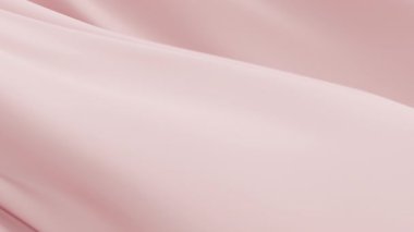 Yumuşak kırmızı pembe kumaş hafifçe sallanıyor zarif minimal arkaplan oluşturuyor nazikçe kıvrılıyor yumuşak akış dokusu berraklık sakin yüzey saflığı tasarımı temiz ahenk soyut görsel yumuşaklık