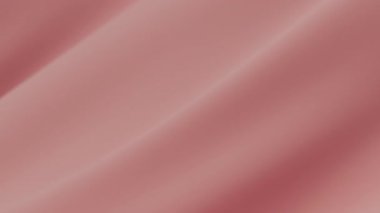 Yumuşak kırmızı ipek kumaş akışı 3d animasyon yumuşak saten katlanmış pürüzsüz zarif dalga bezi yüzeyi hafif sıvı hareket minimum dalgalı doku, hassas soyut arka plan sakin modern tasarım