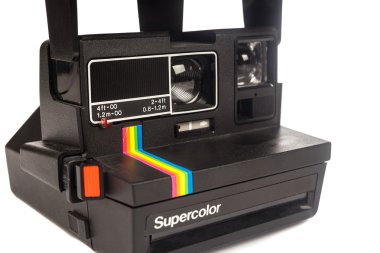 eski moda vintage film kamera izole