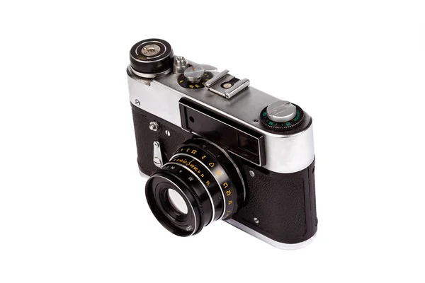 Staromódní ročník filmové kamery, samostatný — Stock fotografie