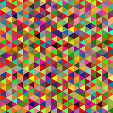 Retro desen geometrik şekiller. Renkli mozaik zemin. Geometrik yenilikçi retro arka plan