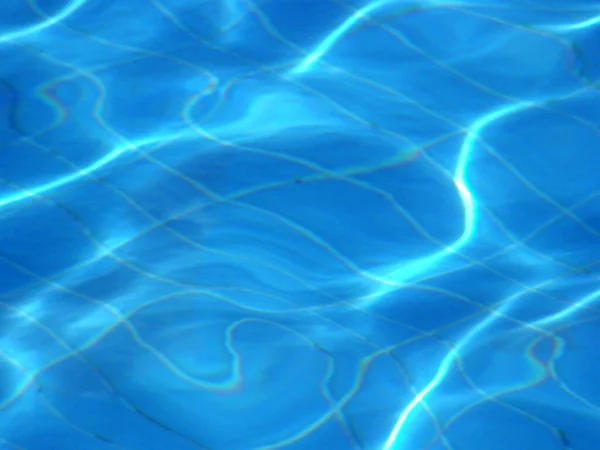 Mavi berrak su ve neon etkisi deseni