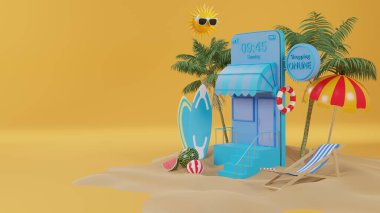 3D görüntüleme Mobil Uygulama., Summer 'da alışveriş.