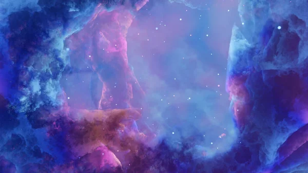 Vykreslování Mlhovin Vesmíru Barevná Galaxie Vesmíru Krása Vesmíru — Stock fotografie
