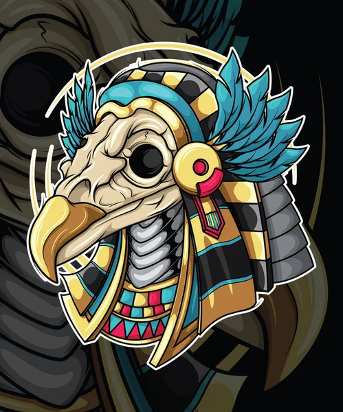 Horus God Egypt Mythology Design Character — стоковый вектор