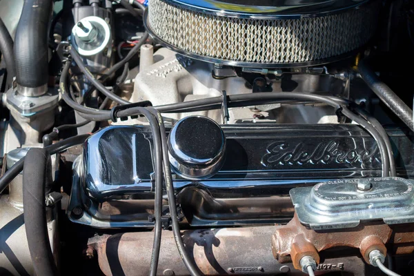 Amerikanische Autoliebhaber Treffen Sich 2018 Herten Leider Wurde Die Kundgebung — Stockfoto