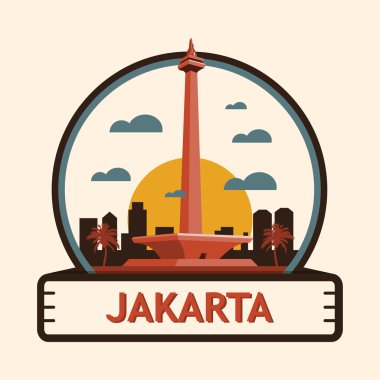 Jakarta şehir rozet, Endonezya