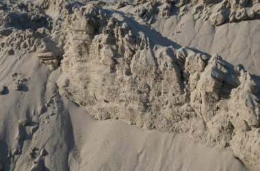 Kumun dokulu yüzeyi doğal bir taş ocağında