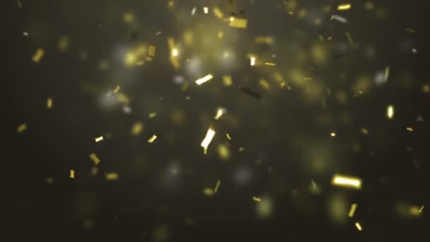 Aşağı düşen konfeti — Stok video
