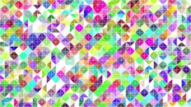 Soyut mozaik arka plan animasyon