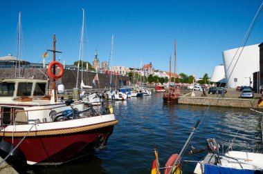 Stralsund liman. Almanya