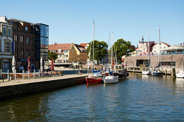Přístav Stralsund. Německo — Stock fotografie