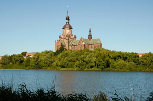 Iglesia de Santa María. Stralsund — Foto de Stock