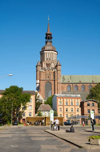 Kościół Najświętszej Marii Panny. Stralsund — Zdjęcie stockowe