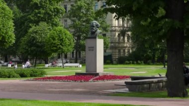 Karl Marx'ın heykel. Saint Petersburg