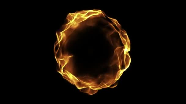 Fire ball animation — Stockvideo