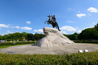  Rus İmparatoru Büyük Peter 'ın Anıtı