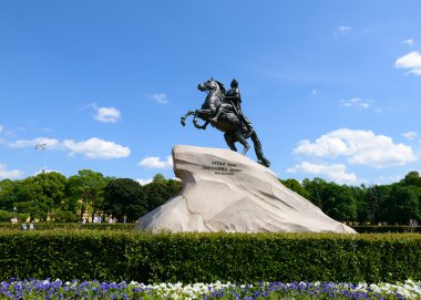Rus İmparatoru Büyük Peter 'ın Anıtı