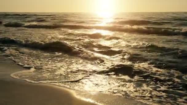 美しい海の夕日 — ストック動画
