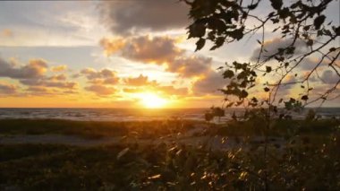 güzel deniz günbatımı