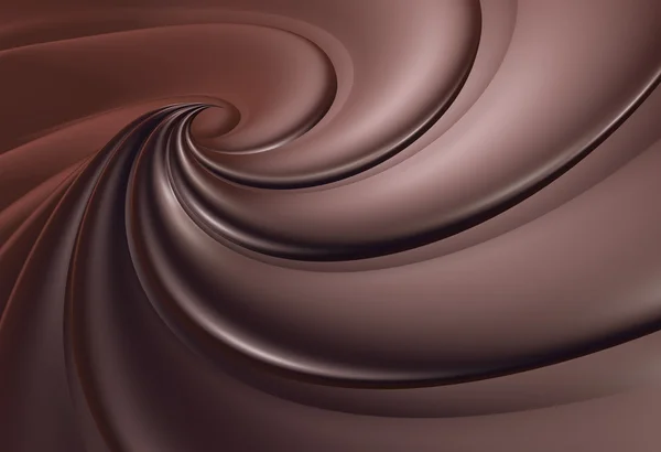 Fondo remolino de chocolate — Foto de Stock