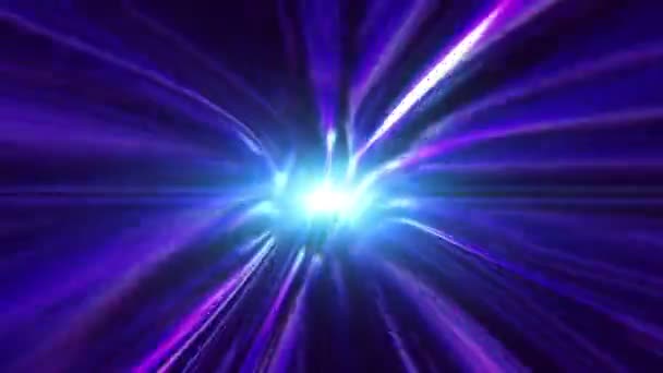 Абстрактний Плазмовий Тунель Через Час Анімація — стокове відео
