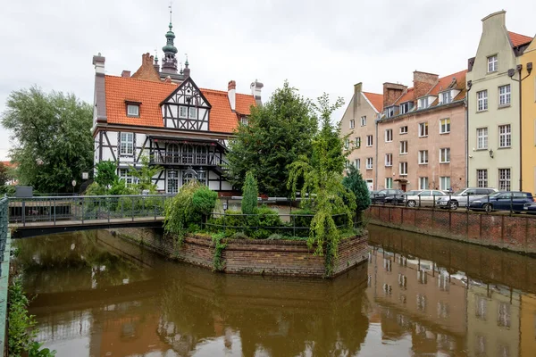 Gdansk Poland September 2017 Вулиці Історичному Центрі Ґданська — стокове фото