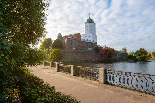 Vyborg Russia Sep 2019 Olafs Tower Vyborg Castle Local Landmark — Stock Photo, Image