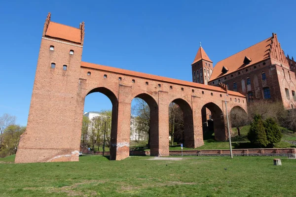 Kwidzyn Πολωνια Απριλιου 2019 Γοτθικό Κάστρο Των Τευτονικών Ιπποτών Marienwerder — Φωτογραφία Αρχείου