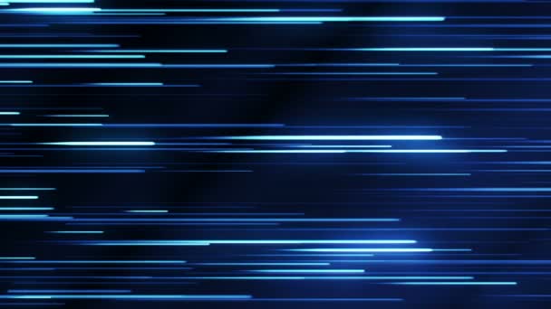 Lignes lumineuses en mouvement, fond d'animation abstrait