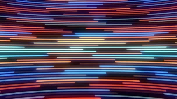 Bewegende Neon Lijnen Abstracte Animatie Achtergrond Klaar Voor Projecten — Stockvideo