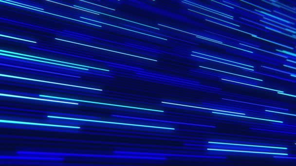 Moving Neon Lines Abstract Animation Background Ready Your Projects — Stock Video