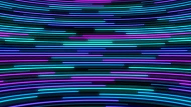 Neon çizgileri ve soyut canlandırma arkaplanı projeleriniz için hazır