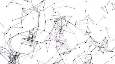 Bağlantı yapısı, 3d canlandırma soyut arkaplan