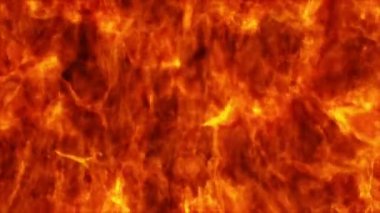 Siyah arkaplanda yanan alevler 