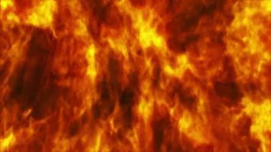 Siyah arkaplanda yanan alevler 