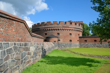 Defensive tower Dona.Kaliningrad clipart