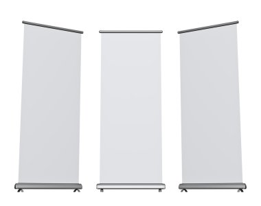 boş roll-up banner görüntü