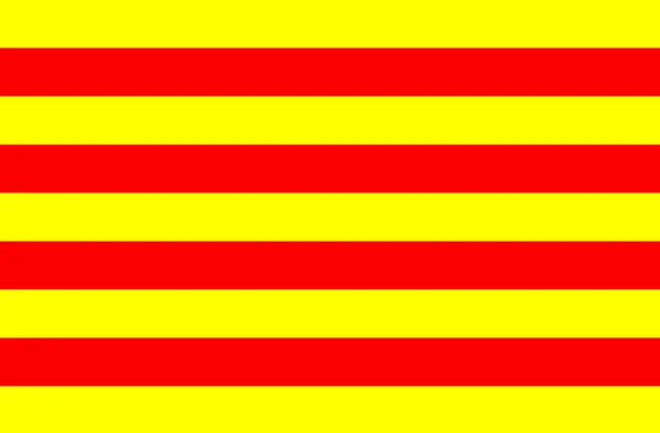 Flag of Catalonia — Stock Photo, Image