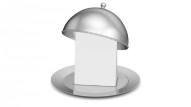 Restaurant cloche with lid
