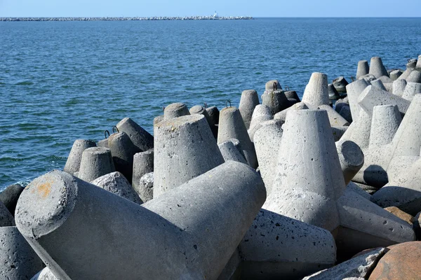 Betonnen tetrapods — Stockfoto