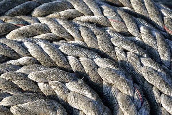 Old rope on whole screen — Stock Photo, Image