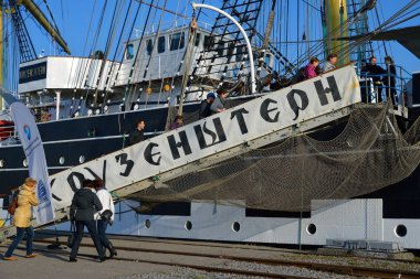 Rus uzun gemi kruzenshtern padua Kaliningrad ex