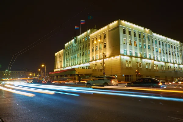 Administration av stadsdelen på Victory square. Kaliningrad — Stockfoto
